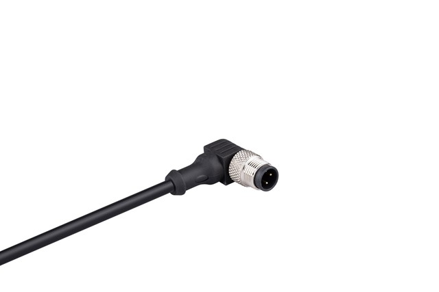 PUR Cable 5m M12*3 Male 90 Degree M12 Connector Cable